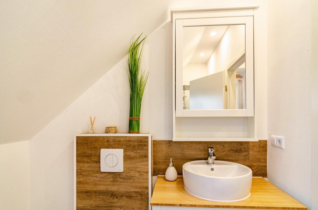 Apartmán Huus An'T Koornfeld Dachgeschoss Osteel Exteriér fotografie